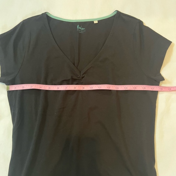 Anthropologie “Boden” Black V-Neck T-Shirt - Picture 5 of 5